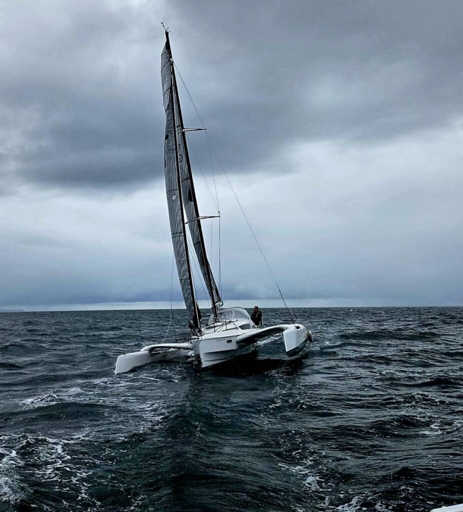 Freshwave Web and IT Rapscallyon Dragonfly Trimaran Plymouth Sound Racing